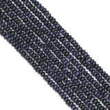 5x8mm Rondelle Smooth Blue Goldstone Beads, Sku#U1966