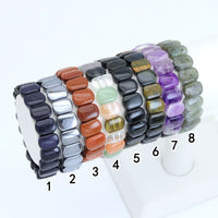 10x14mm Rectangle Stretchy Bracelet, Sku#U1979