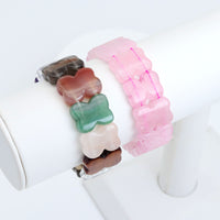 16x21mm Bear Shape Stretchy Bracelet, Sku#U1986