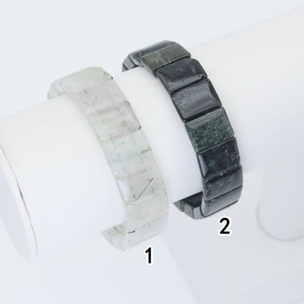 11x16mm Rectangle Stretchy Bracelet, Sku#U1987