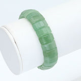 7x15mm Aventurine Rectangle Stretchy Bracelet, Sku#U2001