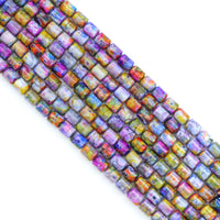 10x13mm Smooth Cylinder Galaxy Agate Beads, Sku#U2011