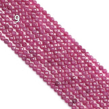 NEW!!! 2mm/3mm Round Faceted CZ Beads, Sku#U2035