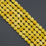 10x12mm Yellow Tulip Resin Beads, Sku#U2039