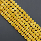 Yellow Pumpkin Resin Beads, Sku#U2040