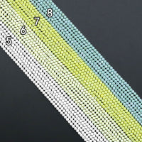 NEW!!! 3mm Icy CZ Round Faceted Beads, Sku#U2041