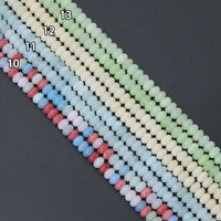 5x8mm Smooth Rondelle Jade Beads, Sku#U2053