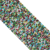 2x4mm Smooth Rondelle Multicolor Jade Beads, Sku#U2057