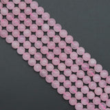 Genuine Madagascar Rose Quartz Round Smooth Beads, Sku#U2073