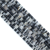 2x4mm Tourmalated Quartz Smooth Rondelle Beads, Sku#U2096