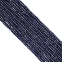 2x4mm Blue Goldstone Rondelle Smooth Beads, Sku#U2099