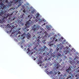 2x4mm Fluorite Smooth Rondelle Beads, Sku#U2106