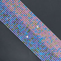 2x3mm Faceted Rondelle CZ Beads, Sku#U2148