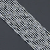 Genuine Cubic Zirconia Round Faceted Beads, Sku#U2192-1