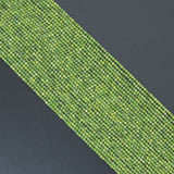 2mm Canadian Jade Round Faceted Beads, Sku#U2205