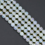 Mystic Opalite Round Faceted Beads, Sku#U2216