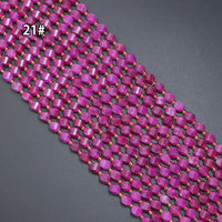 6x8mm Twisted Jade Bedas, Sku#U2242-1
