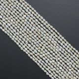 3-4mm Freshwater Pearl Rice Shape Beads, Sku#U2244