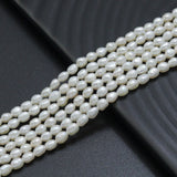 3-4mm Quality Freshwater Pearl Rice Shape Beads, Sku#U2245