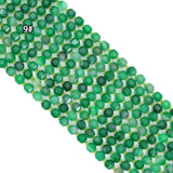 6mm Faceted Cube Jade Beads, U2246-1