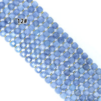 10x10 mm Faceted Cube Jade Beads, U2246-3