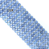 10x10 mm Faceted Cube Jade Beads, U2246-3