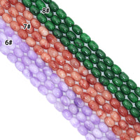 10x14mm Barrel Jade Beads, Sku#U2259