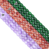 10x14mm Barrel Jade Beads, Sku#U2259