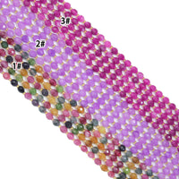 6x8mm Faceted Rice Jade Beads, Sku#U2308-1
