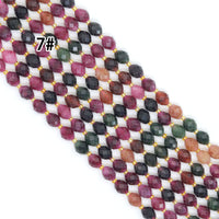 8x10mm Jade Faceted Rice Beads, Sku#U2308-2