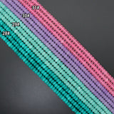 27 Colors 5x8mm Smooth Rondelle Jade Beads, Sku#U2330