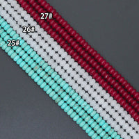 27 Colors 5x8mm Smooth Rondelle Jade Beads, Sku#U2330