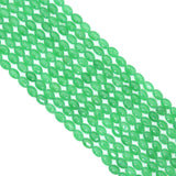 6x9mm/8x10mm Apple Green Smooth Oval Jade Beads, Sku#U2343