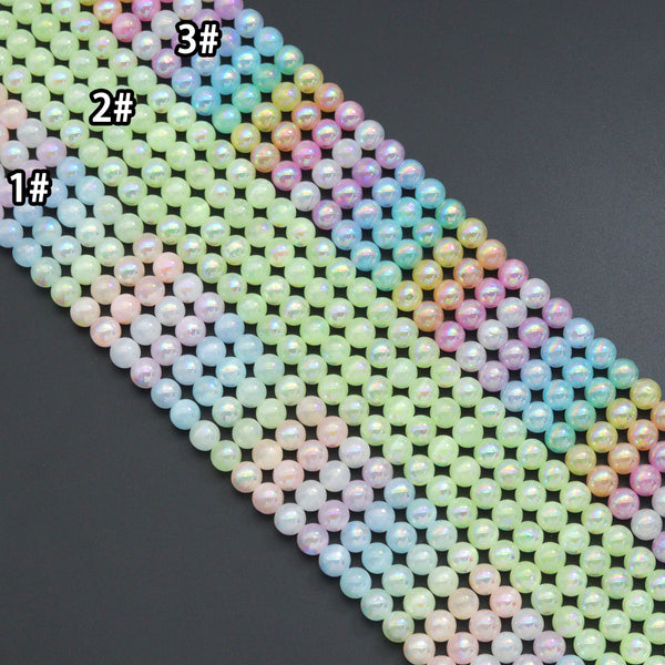 Mystic Selanite Beads, 6mm/8mm/10mm Selanite Beads,15.5Full Strand,sku#U2344