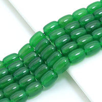 10x14mm Smooth Barrel Agate Bead, Sku#U2349