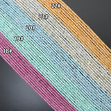 2x4mm Dyed Jade Rondelle Faceted Beads, Sku#U2351