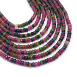 2x4mm Dyed Jade Rondelle Faceted Beads, Sku#U2351