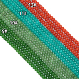 5x8mm Smooth Rondelle Jade Beads, Sku#U2352
