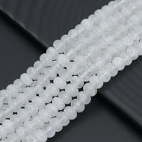 5x8mm Smooth Rondelle Jade Beads, Sku#U2352