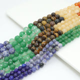 Chakra Round Faceted Beads, Sku#U2353