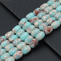12x16mm Barrel Serpentine Beads, Sku#U2359