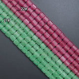 Natural Box-cut Cube 8x10mm jade Beads, 16inch full strands, sku#U2363