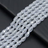 13 Colors Teardrop Shape Cubic Zirconia Beads, 4X6mm Rice Shape CZ beads, sku#U2364