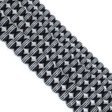 Natural Black onyx with White stripes Beads, 10mm/12mm/14mm,sku#U2365