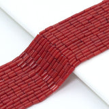 2x4mm Smooth Tube Coral Beads, Sku#U2371