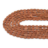 Natural Goldstone oval 6x8mm beads, Goldstone beads, 16inch full strand, sku#U2377