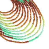 2mm Mixed Agate Round Faceted Beads, Sku#U2382
