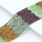 2mm Mixed Garnet Round Faceted Beads, Sku#U2383