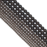 Genuine Icy Obsidian Round Smooth Beads, Sku#U2393