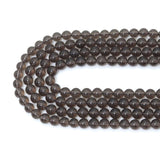Genuine Icy Obsidian Round Smooth Beads, Sku#U2393